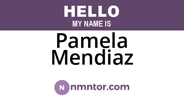 Pamela Mendiaz