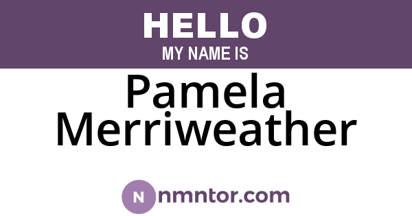 Pamela Merriweather