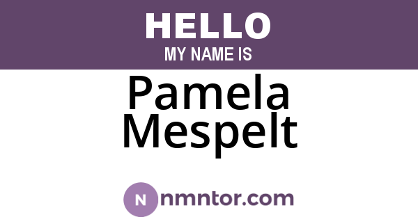 Pamela Mespelt