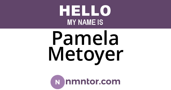 Pamela Metoyer