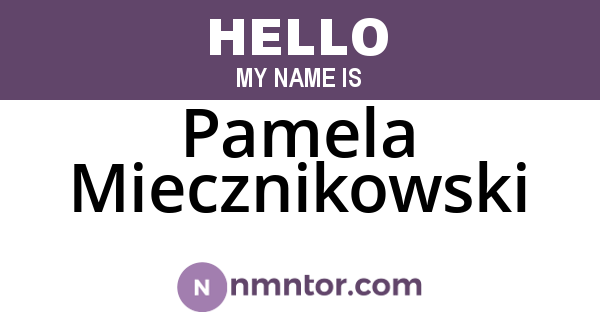 Pamela Miecznikowski