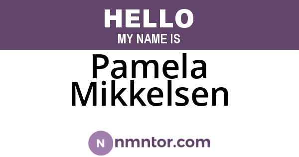 Pamela Mikkelsen