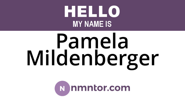 Pamela Mildenberger