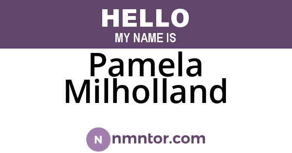 Pamela Milholland