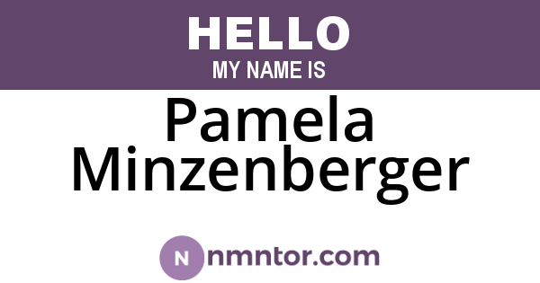 Pamela Minzenberger