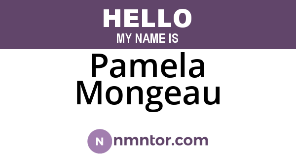 Pamela Mongeau