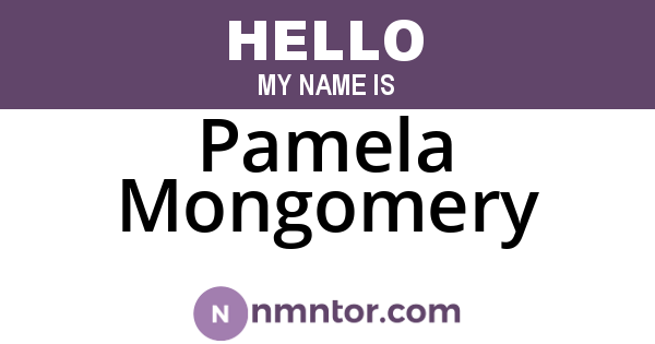 Pamela Mongomery