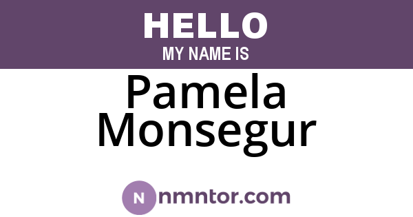 Pamela Monsegur