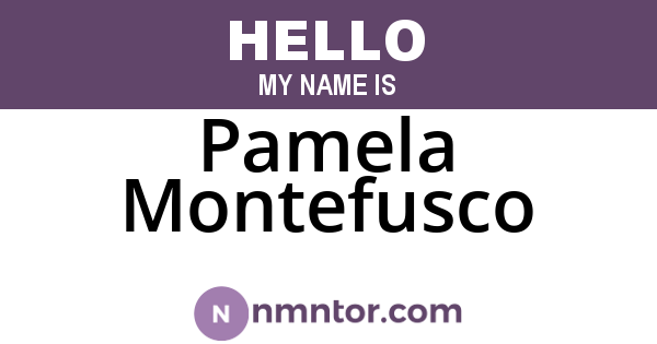 Pamela Montefusco