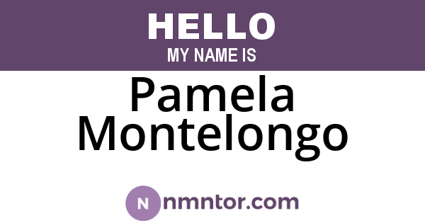 Pamela Montelongo