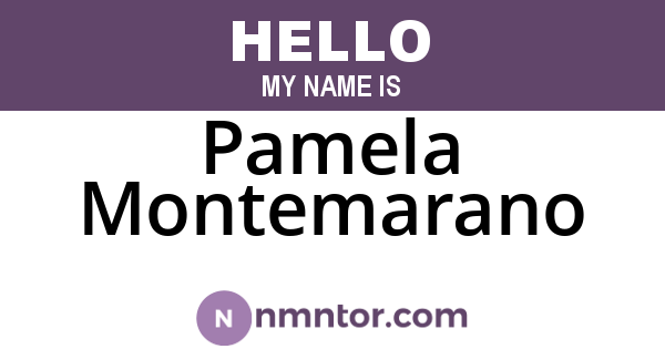 Pamela Montemarano