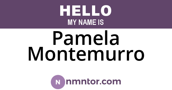 Pamela Montemurro