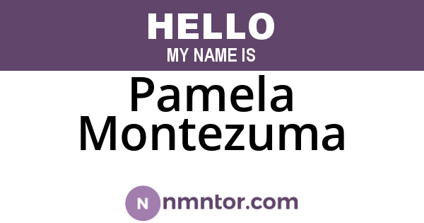 Pamela Montezuma