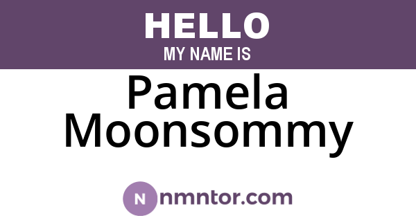 Pamela Moonsommy