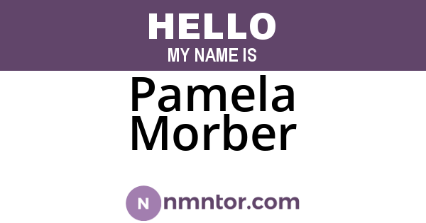 Pamela Morber