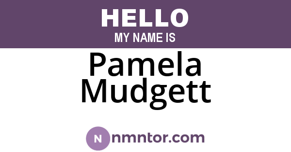 Pamela Mudgett