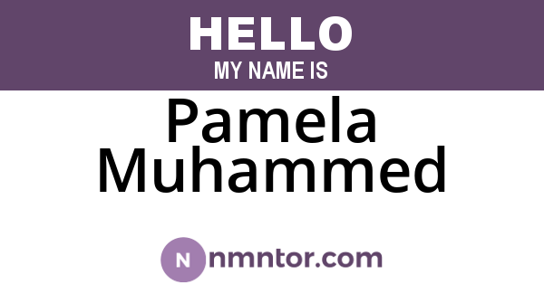 Pamela Muhammed