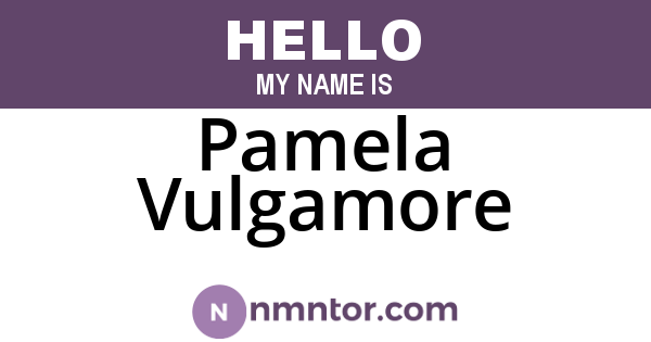 Pamela Vulgamore