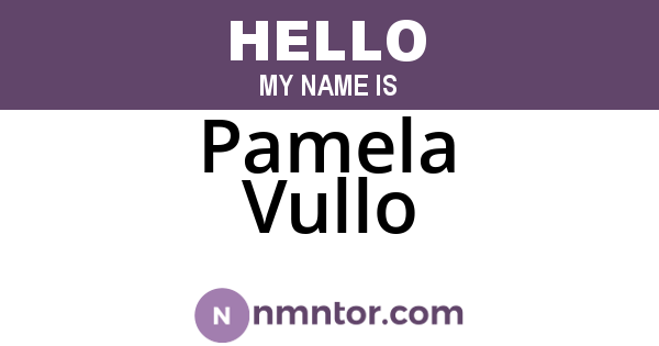 Pamela Vullo