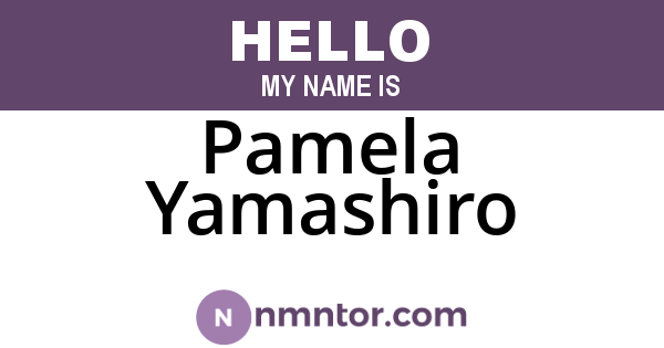 Pamela Yamashiro