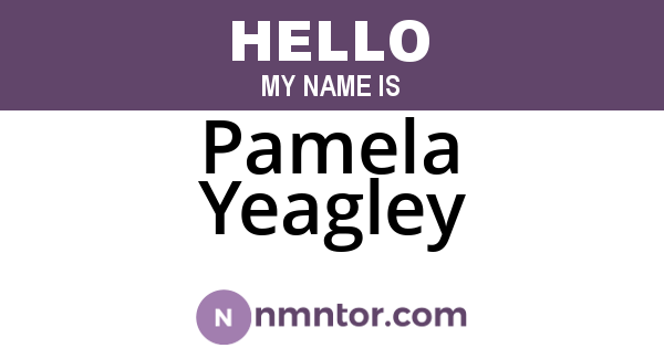 Pamela Yeagley