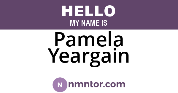 Pamela Yeargain