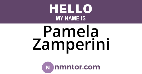 Pamela Zamperini