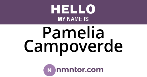 Pamelia Campoverde