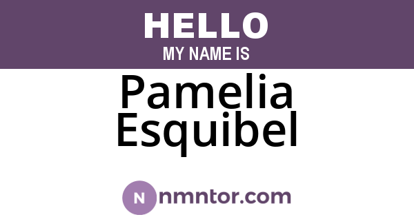 Pamelia Esquibel