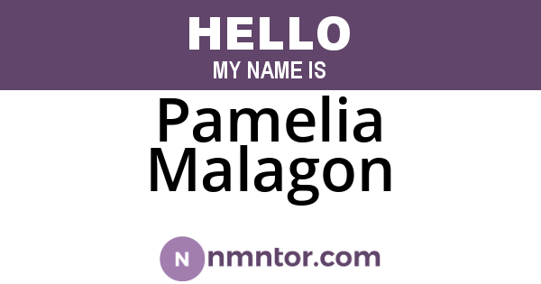 Pamelia Malagon