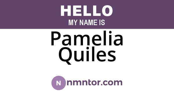 Pamelia Quiles