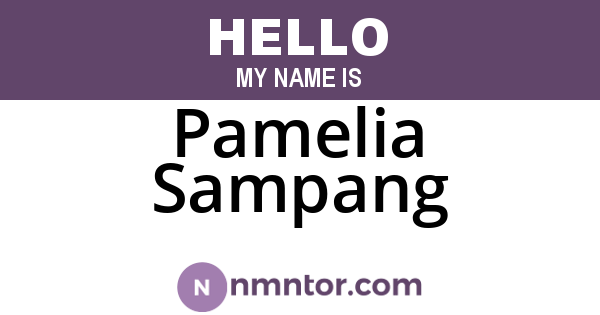 Pamelia Sampang
