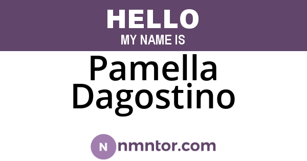 Pamella Dagostino