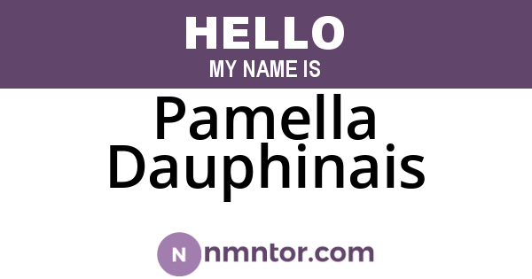 Pamella Dauphinais