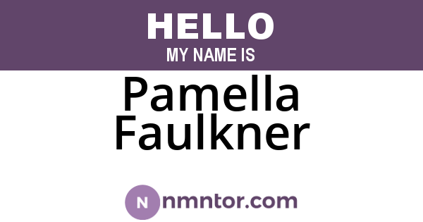 Pamella Faulkner