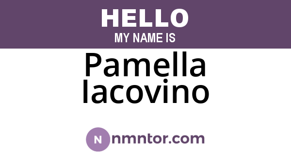 Pamella Iacovino