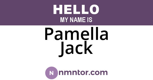 Pamella Jack