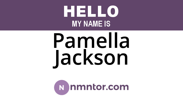Pamella Jackson