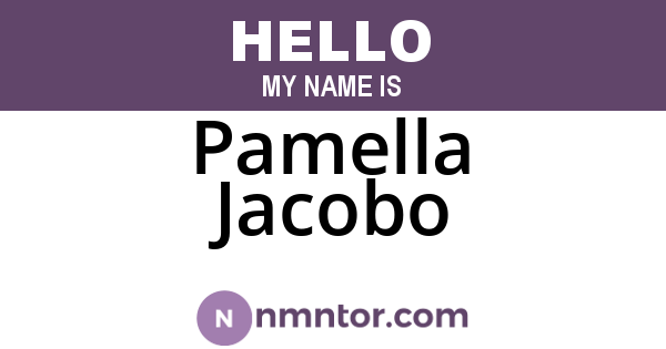 Pamella Jacobo