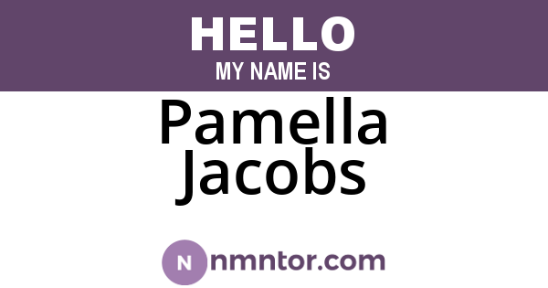 Pamella Jacobs
