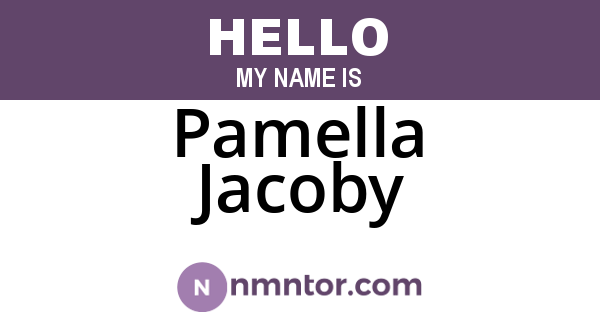 Pamella Jacoby