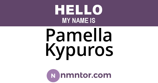 Pamella Kypuros