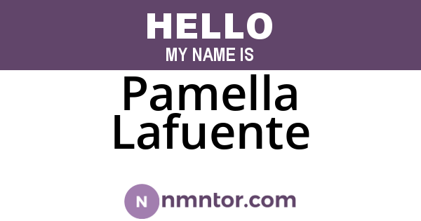 Pamella Lafuente