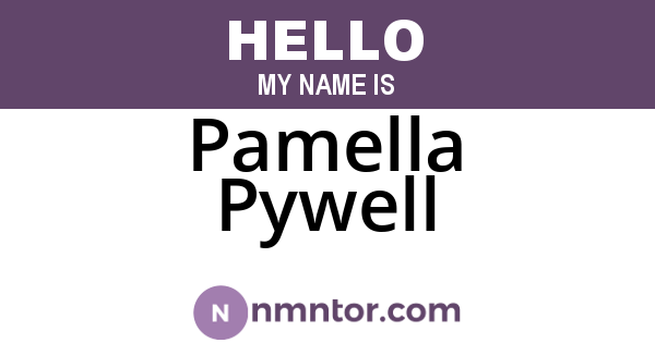 Pamella Pywell