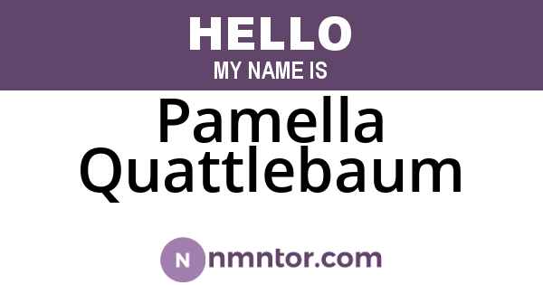 Pamella Quattlebaum