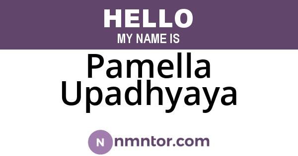 Pamella Upadhyaya