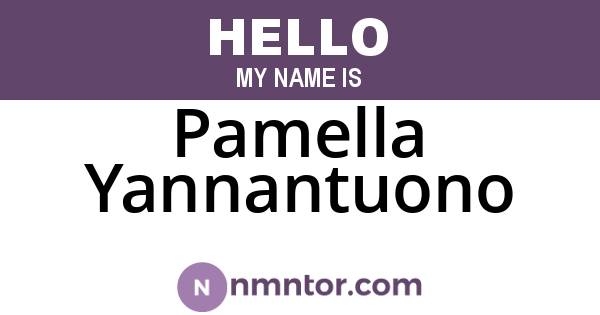 Pamella Yannantuono