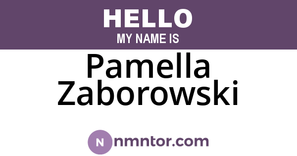 Pamella Zaborowski