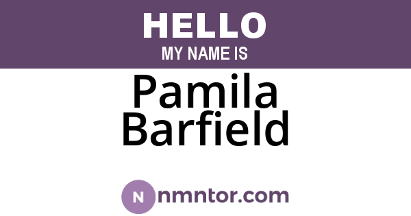 Pamila Barfield