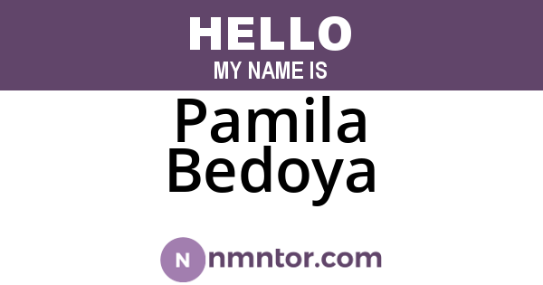 Pamila Bedoya
